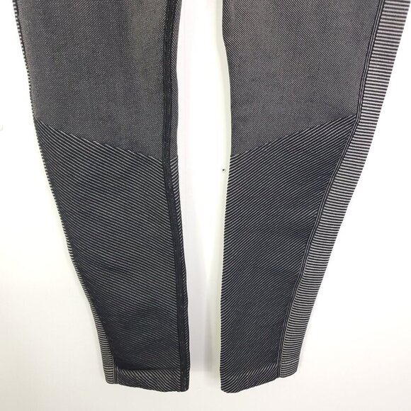 Aerie Pants Womens Offline Leggings Thick Stretchy 7/8 Length Gray Colorblock - Picture 5 of 10